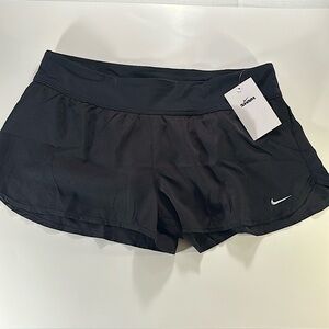 NWT Black Nike Swim Shorts Women’s Size L